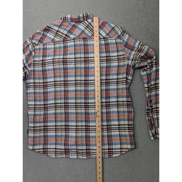 Patagonia A/C Steersman Shirt Mens Large Long Sleeve Button Crinkle Plaid - Picture 5 of 9
